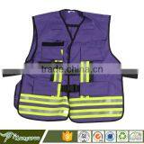 High Visibility Purple Safety Vest thumbnail-4