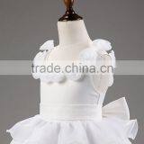 Retail Girl Lace Dress Ruffle Layers Little Girl Princess Party Dress Rose Collar Baby Girls Gauze Evening Dresses Christening thumbnail-4