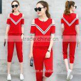 Customized Women's Fitness Sports Tracksuit Running Suit for Women thumbnail-1