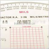 Kearing 9 Inch High Quality Royal Artillery Military Half Moon Protractor #KMP-3 thumbnail-2