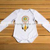 2017 Wholesale Kids Holiday Clothes Boutique Baby Valentines Cotton Long Sleeves Romper thumbnail-4