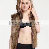 Custom Latest Design Winter Sexy Women Faux Fur Coat thumbnail-1