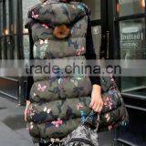 2016 New Fashion OEM Outdoor Sleeveless Long Woman Winter Warm Jacket thumbnail-3