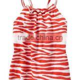 Zebra Printed Strappy Tops for Babies thumbnail-1