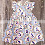 2017 Spring New Arrive Girls Easter Bunny Cute Dress Kids Holiday Play Dress thumbnail-1