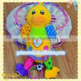 Funny Chick Pulling Musical Plush Toys Baby Educational Plush Toys for Kids thumbnail-1