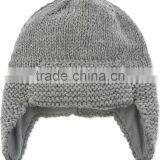 2017 New Style Custom Baby's Knitted Fashion Baby Winter Hats 100% Soft Cotton Caps for Newborn Children thumbnail-5