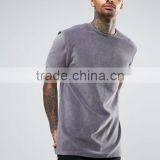 Men's Longline T-Shirt In Heavy Velvet thumbnail-3
