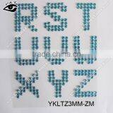 Self Adhesive Rhinestone Sticker 3MM Acrylic Letter Pattern Sticker Decal thumbnail-3