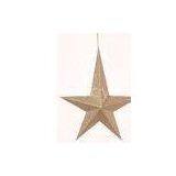 OEM CE Golden Star Tinsel Personalized Christmas Decoration Of Hanging on Tree thumbnail-1
