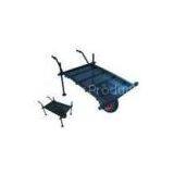 Iron Stable Fishing Tackle Trolley With Mesh Platform, Removable Wheel and Handles thumbnail-1