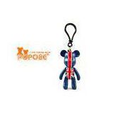 Customised Cute PVC POPOBE Bear Key Chain Rings For Girl Decorative Bag 3\