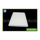 Electronic packaging tray , White color PVC blister packaging