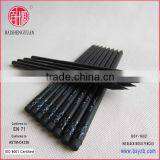 Black Wooden Pencil With Eraser thumbnail-3
