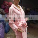 Gaoyang Factory Cheap Microfiber Bath Robe With Hair-drying Cap thumbnail-3
