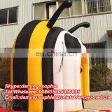 Customized Inflatable Bee Sport Tunnel for Outdoors Sports Using