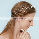Amelie Wedding Hair Accessory Bridal Hair Vine Pearl Cluster Headpieces Wedding Hair Halo Bridal Jewelry Baby's Breath Headband thumbnail-3