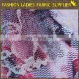 Blue Fashion Design Popular High End Ladies Nylon/spandex Lace Fabric thumbnail-5