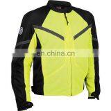 New Textile Jacket w/ Quilted Lining & Chest YKK Zipper Pocket -Yellow thumbnail-1