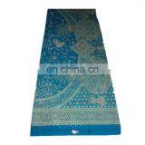 Women's Dress Sky Blue Designer Maharani Traditional Tikki Work Georgette Party Wear Saree