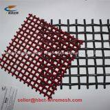 Red 65mn Woven Crimped Metal Screen Mesh thumbnail-2