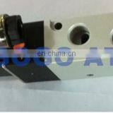 GOGO Pneumatic Single Coil Solenoid Valve Air 4V410-15 Port 1/2" BSP 24V DC 5 Way Electric Control Valve With Plug Red LED Light thumbnail-3