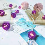 2020 Hot Sale Christmas Decoration Iron Led Fairy Morocco Ball Light Decor For Home Bedroom Indoor Strip Holiday Lighting thumbnail-5