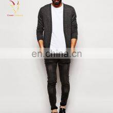 Mens Fashion Cashmere Cardigan Sweater Without Buttons thumbnail-4