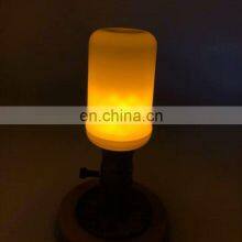 Hot Sell 4W LED Flame Bulb Effect Light Bulb Base E27 Looks Like Flickering Flame Lamp Warm Light