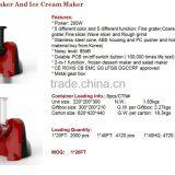 2016 Cheap Price and Nice Quality With Long Life Vegetable Slicer and Frozen Fruit Maker Frozen Dessert Maker Ice Cream Maker