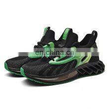 Factory Outlet 2022 Christmas Men's Running Fashion Blade Flying Knitting Damping Breathable Customized Walking Casual Sneakers