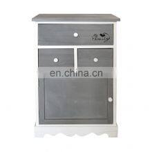 Unfinished Furniture Wicker Side Wooden Rattan Corner Cabinet thumbnail-5