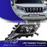 AKD Car Styling for Toyota Prado LED Headlights A-Type 2014-2015 Prado LED Head Lamp Projector Bi Xenon Hid H7 thumbnail-1