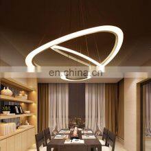 High Lumen Decorative Circle Hanging Light Modern Acrylic Vintage Color Changing Led Chandeliers Pendant Lights Lamp thumbnail-2