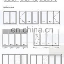 Folding Door Aluminum Frame Balcony Kitchen Sliding Bi-folding Doors Thermal Break Foldable Door AS2047 Certified thumbnail-4