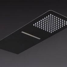 Super Slim Shower Set With Shower Head Three Functions Overhead Shower Rainfall and Waterfall Wall Mounted thumbnail-4