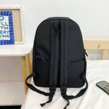 Factory Fashion Design Solid Color Comfortable Fabric Men's Backpack Laptop Backpack thumbnail-3