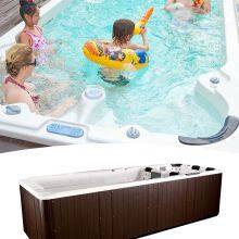 China Manufacturer Swimming Pool Outdoor Large Swim Spa Pools Balboa Spatub Inground Swim Spa Pool thumbnail-6