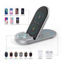 Good Quality 15W Fast Charge Portable Foldable 3In1 Wireless Charger For Iphone And Airpods thumbnail-6