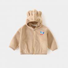 Children's Fleece Jacket Baby Newborn Coat Kids Warm Clothes Hoodie thumbnail-4