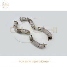 Exhaust Downpipe for BMW M550i 750i 850i/M850I G14/B58 Stainless Steel Performance Upgrade Increase High-performance Auto Parts thumbnail-1