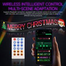 Led Flexible Car Window Display Light DIY Custom Animation Programmable Truck Advertising Logo Light Angel Devil Eye Lamp thumbnail-5