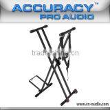 Adjustable Double-Braced Keyboard Stand KS022