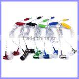 Metal Head Cheap Colorful Earphones Headset LED Flash Night Light Noctilucent Earphone With Clip Mic For Smart Phone thumbnail-1