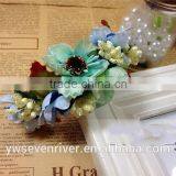 Sen is a Tire on Holiday Simulation Sisters Flower Bride Hair Bracelets Bridesmaid Wrist Wedding Turquoise Jewelry thumbnail-3