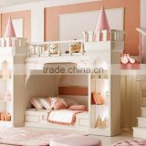 Latest design Royal castle small princess bedroom furniture kids bunk bed for girl                        
                                                Quality Choice
                                                    Most Popular