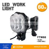High Powered Truck 60w 6 Inches LED Work Light Offroad