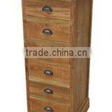 Recycled Teak Chest of 6 Drawers thumbnail-1