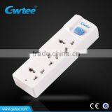 2m/3m/5m/10m Cable 3 Way Electrical Socket GT-6131