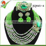 2016 Wholesale Jewelry African Crystal Beads Jewelry Sets for Nigerian Wedding Bracelet Set thumbnail-5